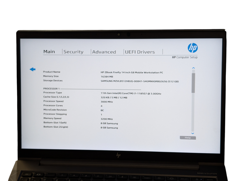 HP ZBook Firefly 14 inch G8 Mobile Workstation i7-1185G7 16GB RAM 512GB SSD - Lap200