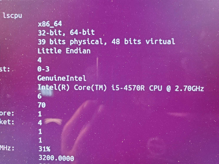 Apple iMac A1418 21.5' 2013 Intel i5-4570R 2.7GHz 4GB RAM 1TB HDD NO OS