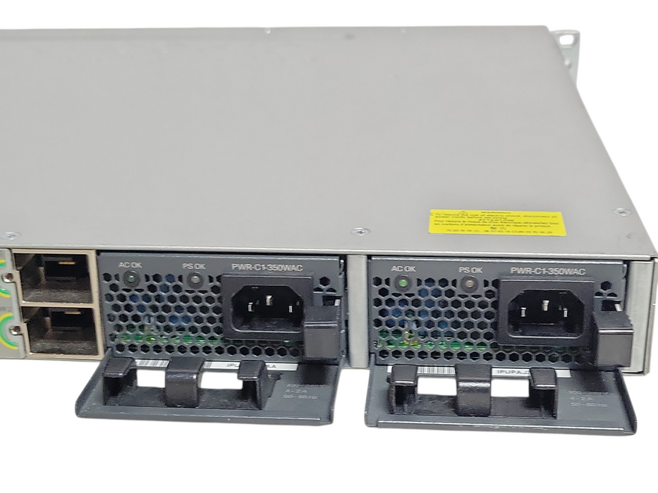 Cisco Catalyst WS-C3850-24T-S 24-Port Network Switch w/ C3850-NM-2-10G  _