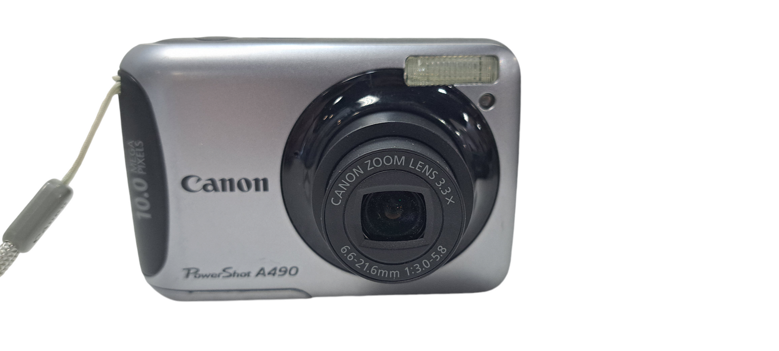 Canon PowerShot A490 10.0MP Digital Camera Q