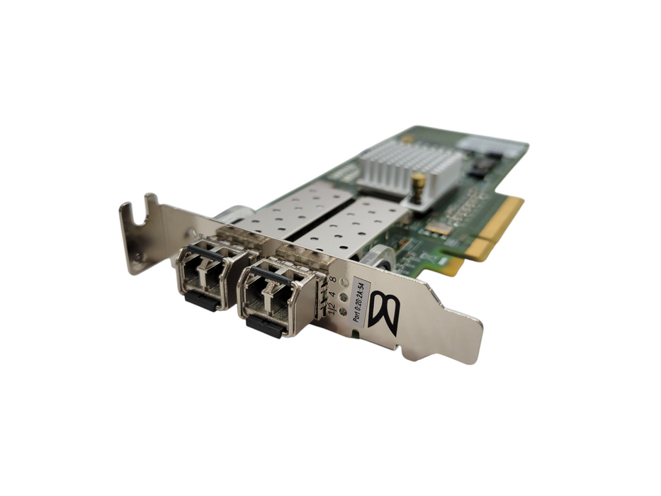 Brocade 825 Dual Port 8 Gbps FC Host Bus Adapter BR-825 w/ 2x8G SFP  %