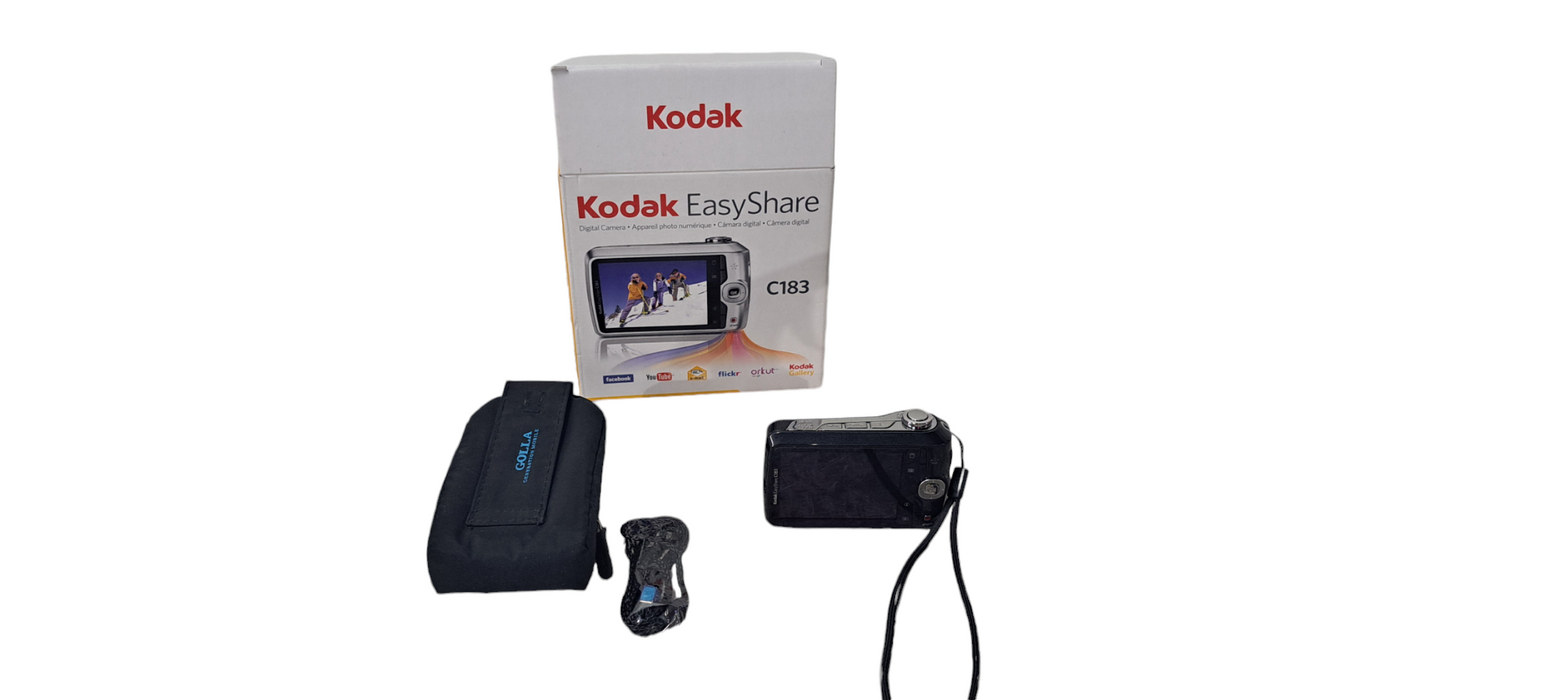 Kodak EasyShare C183 Digital Camera 14MP 3x Optical Zoom Red Silver