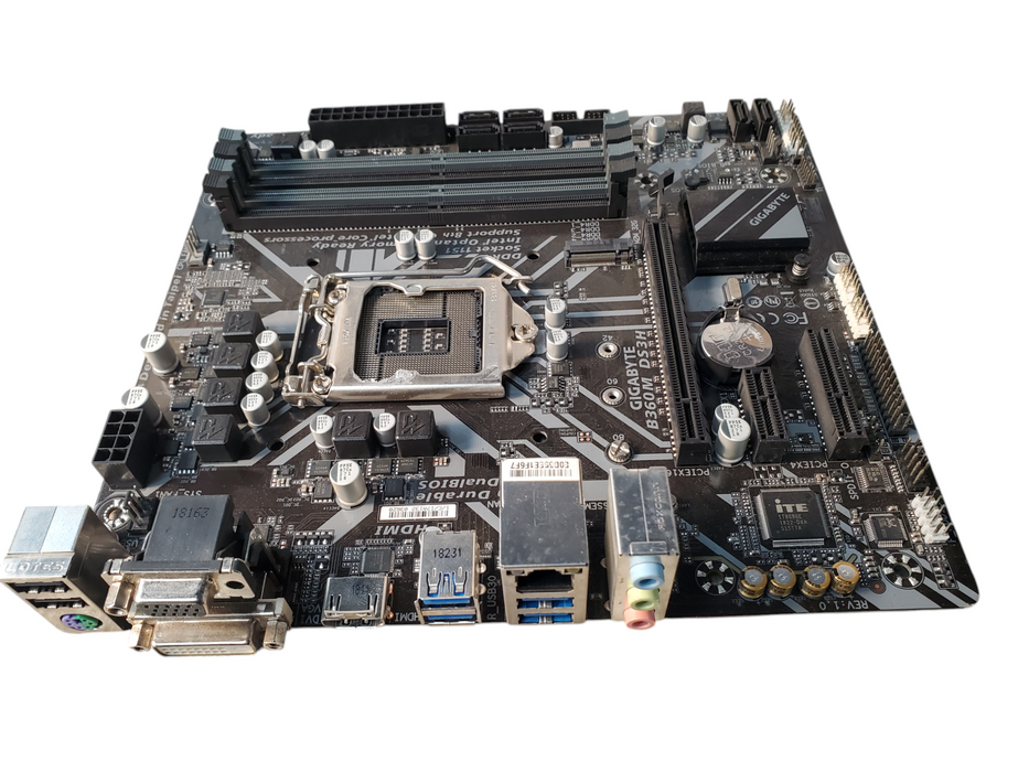 GIGABYTE B360M DS3H Intel Micro ATX Gen 1 DDR4 Motherboard NOShield