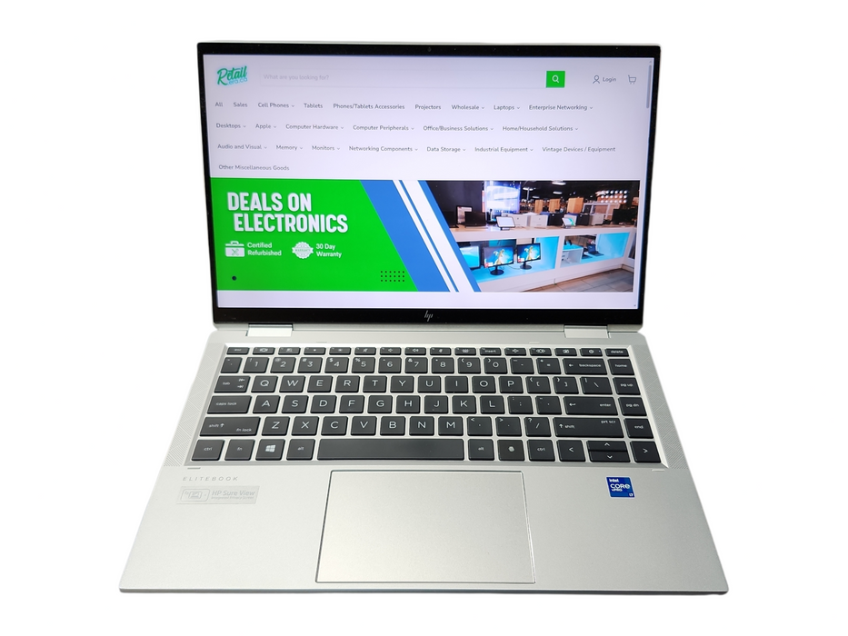 HP EliteBook x360 1040 G8, i7-1185G7 @ 3.00GHz, 16GB RAM, 256GB NVMe  Lap200