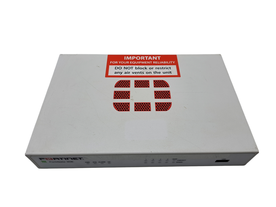 Fortinet FortiGate 30E FG-30E | Network Security Firewall | Factory Reset !