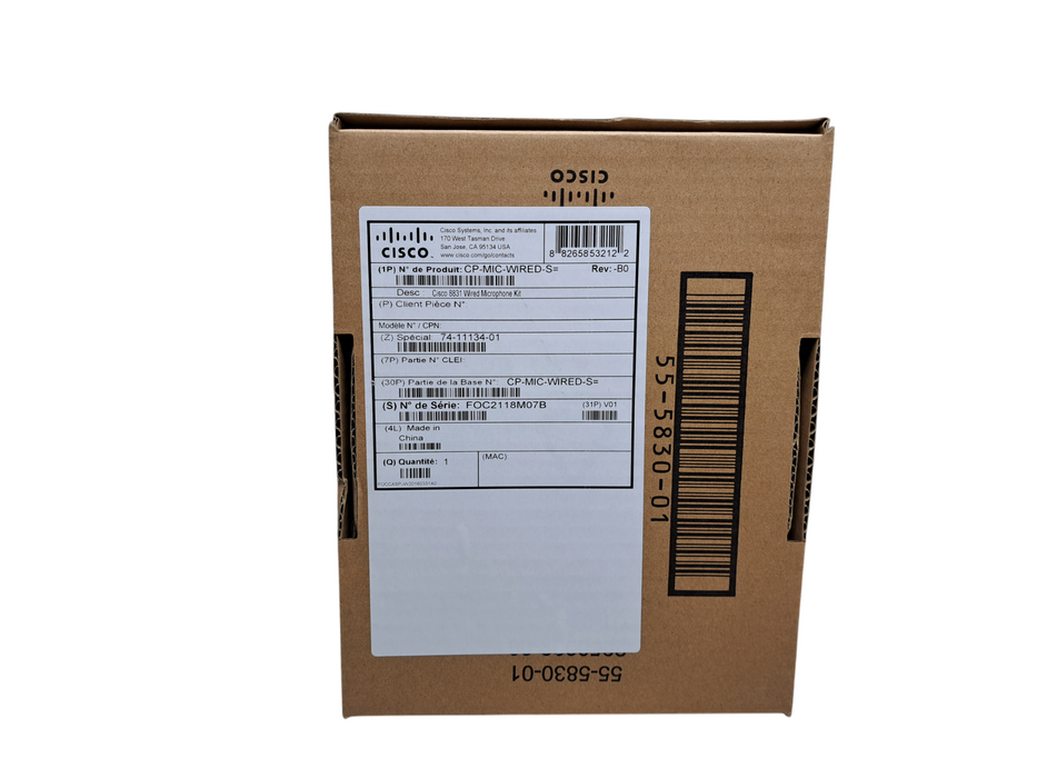 Open Box | Cisco CP-8831 Wired Microphone Kit CP-MIC-WIRED-S 74-11134-01 Q