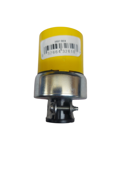 LOT 7x Eaton 2887-BOX Armored Connector – 15A 125V, NEMA 5-15, 2-Pole