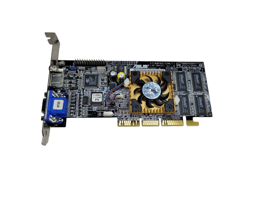 ASUS V7100 Pro/T 32MB AGP 4x (NVIDIA GeForce2 MX 400) %