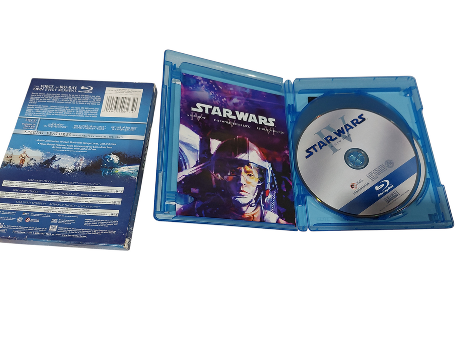 Star Wars Bluray Trilogy 4,5,6  =
