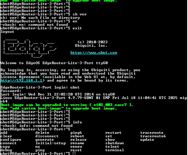 Ubiquiti ERLite-3 EdgeRouter Lite3-Port Gigabit Fanless Router No AC Q$