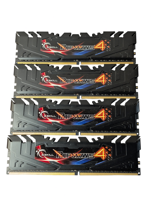 Kit 32GB DDR4 Gaming RAM Memory G.Skill Ripjaws 4 4x8GB 2400MHz -