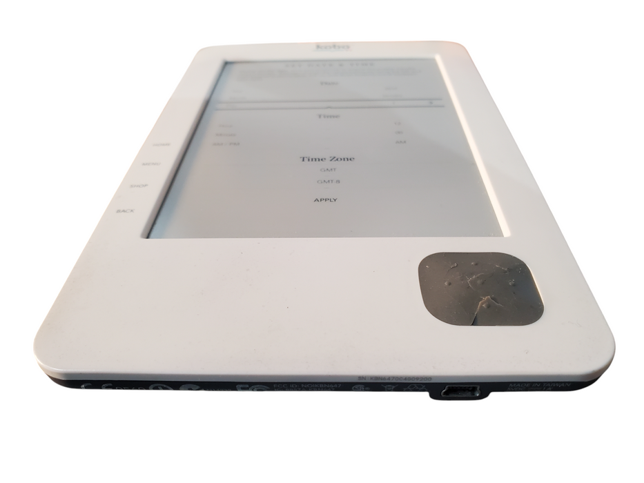 KOBO N647 eReader 1GB 6In eBook & Cord Wi-Fi White