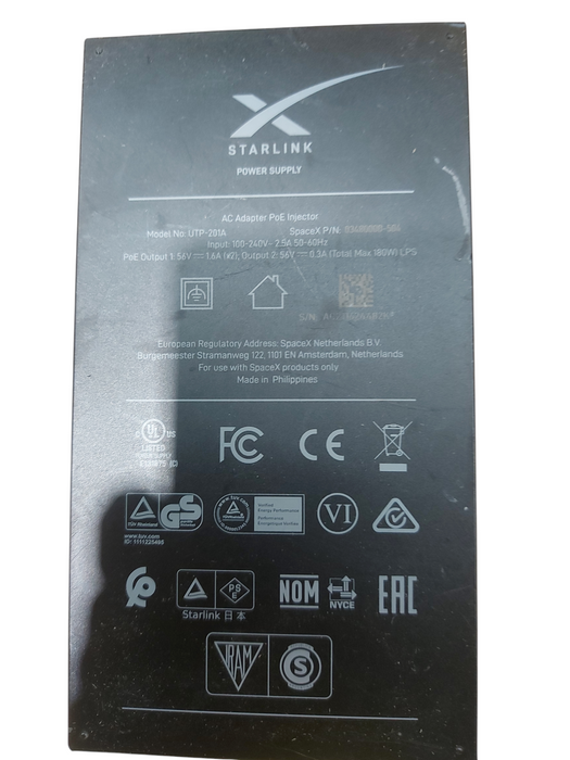 OEM Starlink UTP-201A Router Power Supply AC Adapter PoE Injector 56V