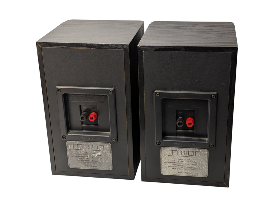 Pair of MISSION 760i 2-way reflex 6 Ohm Hi-Fi Bookshelf Speakers  -