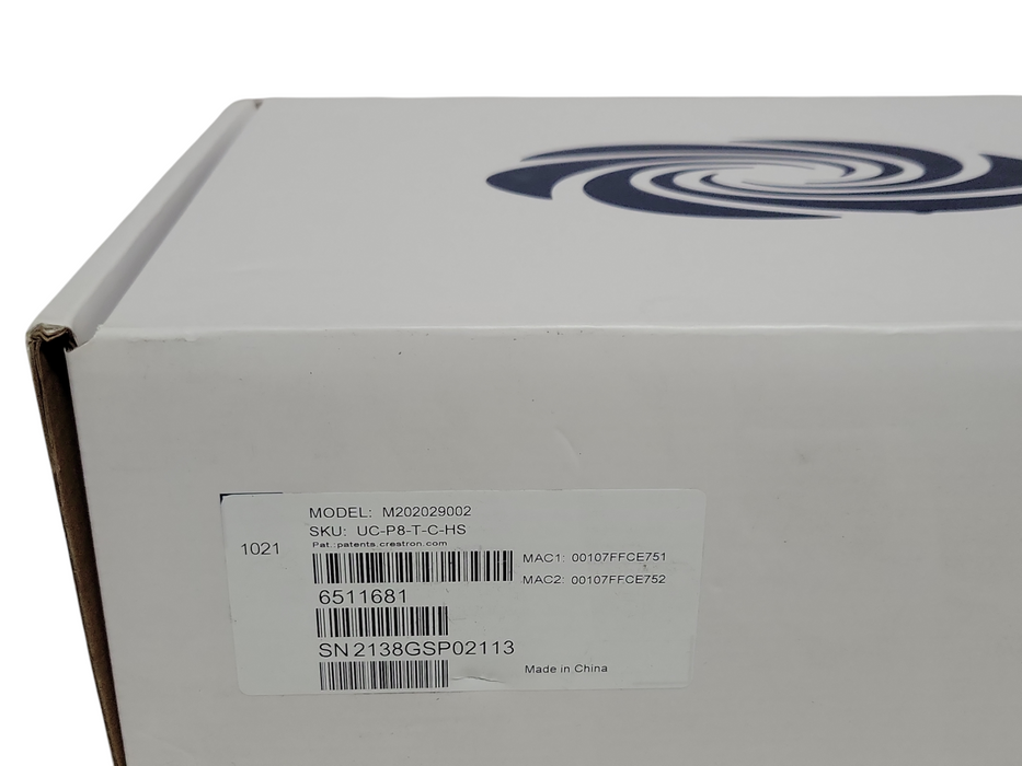 New Open-Box Crestron UC-P8-T-C-HS Flex 8in. Video Desk VoIP Phone _