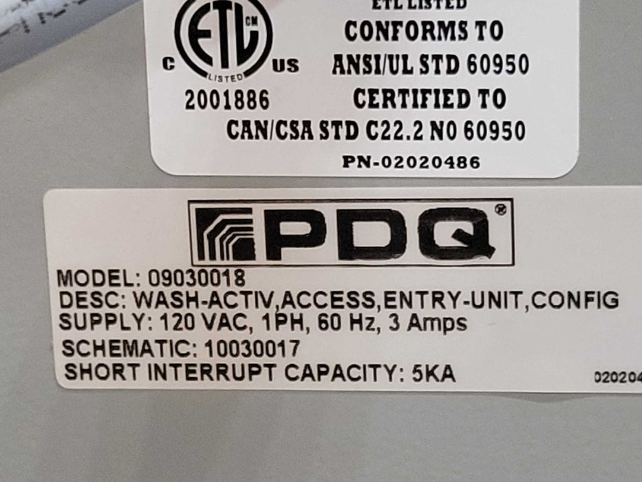 PDQ 09030018 Car Wash active access entry unit credit only, See Detail _