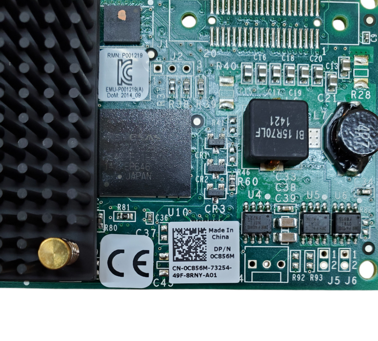 Dell Emulex Dual-Port 8GB SFP Host Bus Adapter Dell P/N: 0C856M