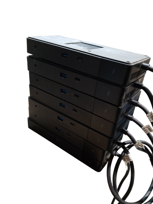 Lot of 8x Dell WD19TB Thunderbolt 4 Docking Station 4K Compatible