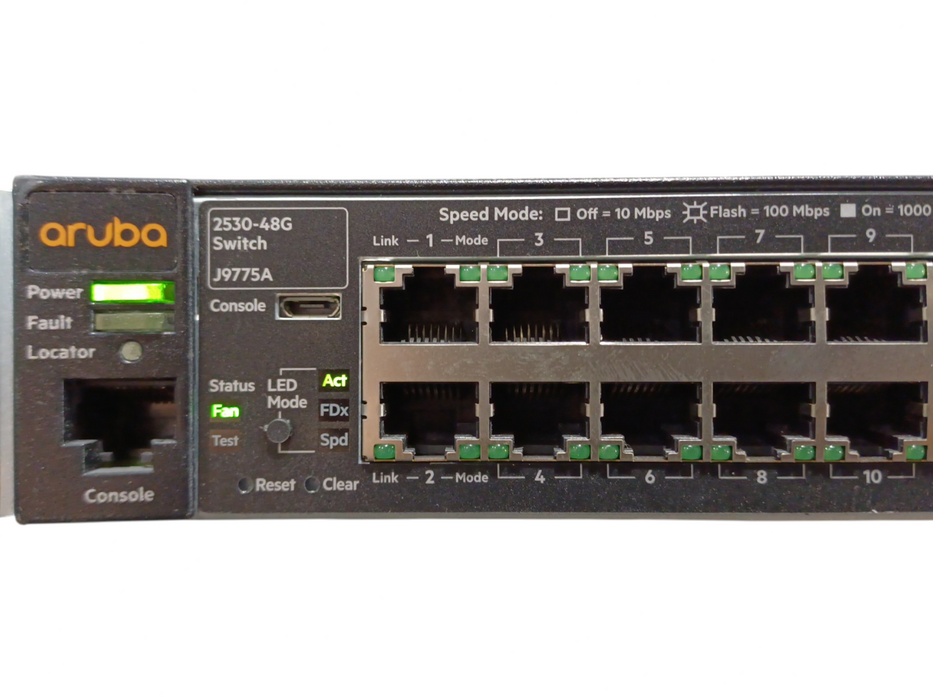 HPE Aruba 2530-48G J9775A 48 Port Gigabit Network Ethernet Switch