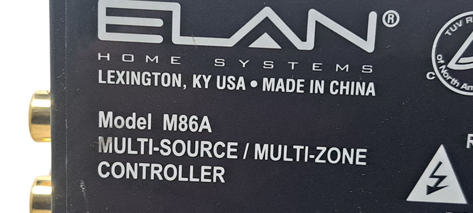 Elan Home Systems M86A Integrated Multi-Room Audio Controller Amplifier