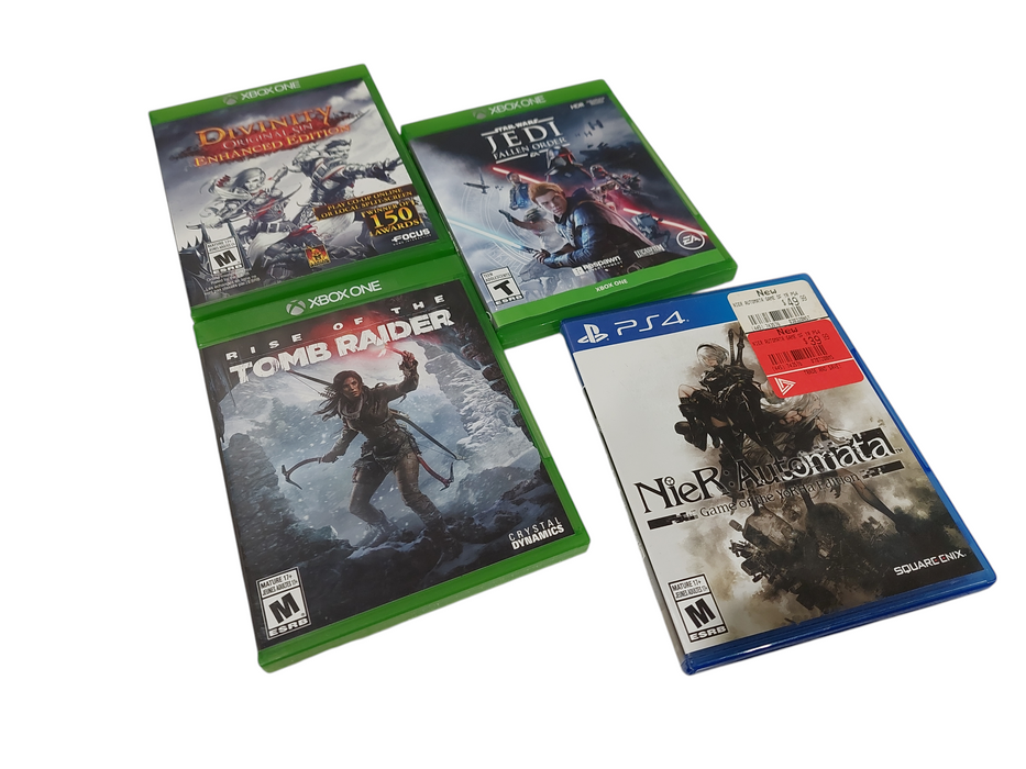 4 Video Games Bundle 3 Xbox One , 1 PS4  =