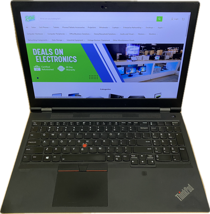 Lenovo ThinkPad P15 Gen 1 i7-10850H QUADRO T2000 4GB 16GB RAM 500SSD READ!  Lap200