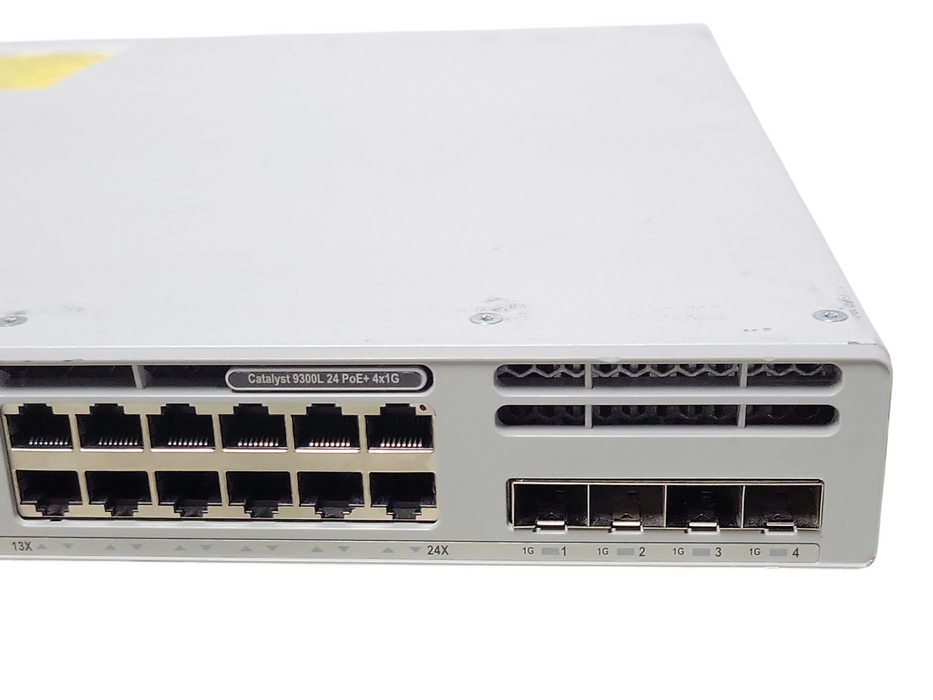 Cisco Catalyst C9300L-24P-4G-E Managed 24-Port Gig, 4x SFP Switch, READ _