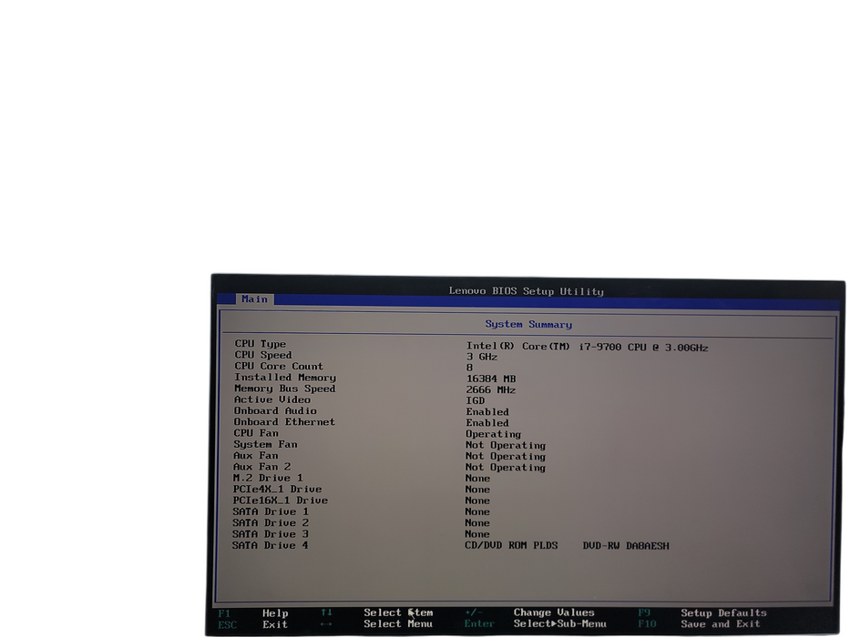 Lenovo ThinkStation P330 SFF i7 - 9700 @ 3.00GHz 16GB DDR4 Ram θ