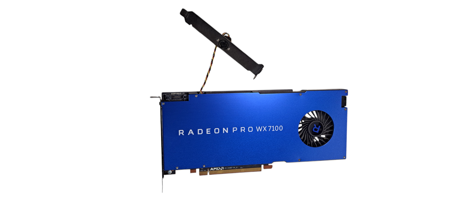 AMD Workstation GPU Radeon Pro WX7100 8GB GDDR5 W/Genlock Bracket