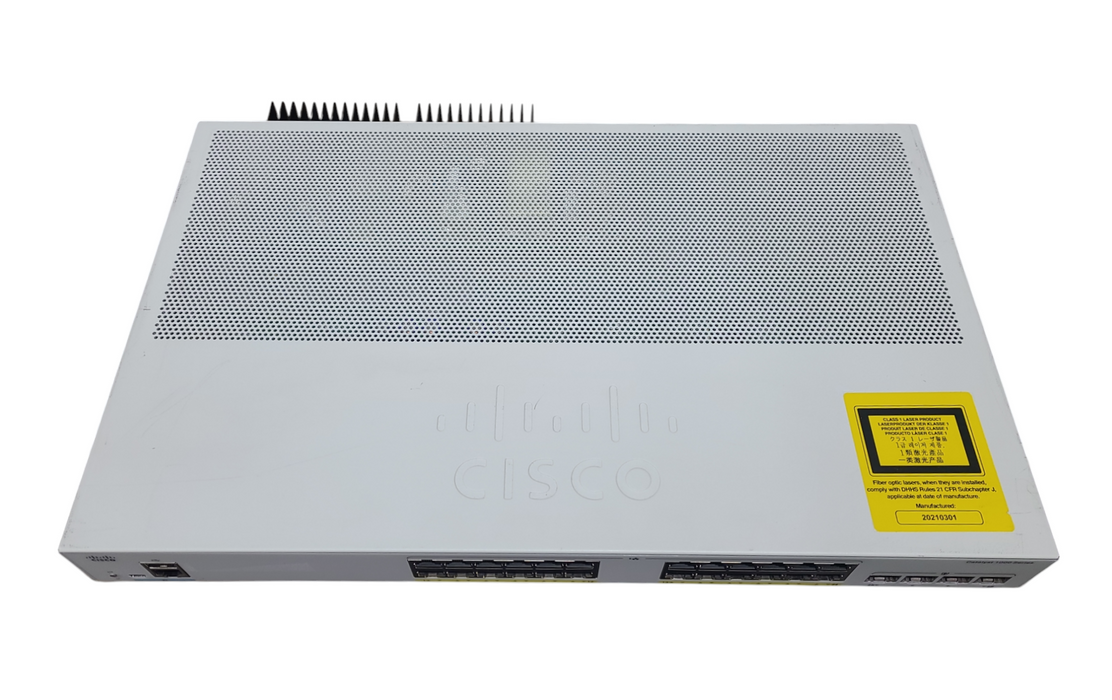 Cisco C1000-24P-4G-L V01 | 24-Port Gigabit PoE+ 195W Managed Switch 4x SFP