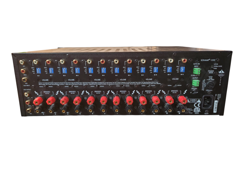 Sonance SONAMP 1230 12-Channel Rack Mount Amplifier