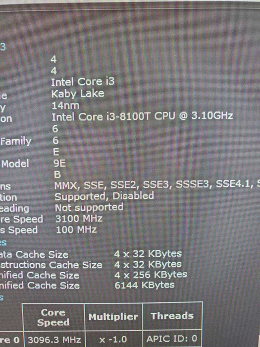 Dell Optiplex 3060 Micro | i3-8100T | 256GB NVMe | 1TB HDD | 16GB RAM
