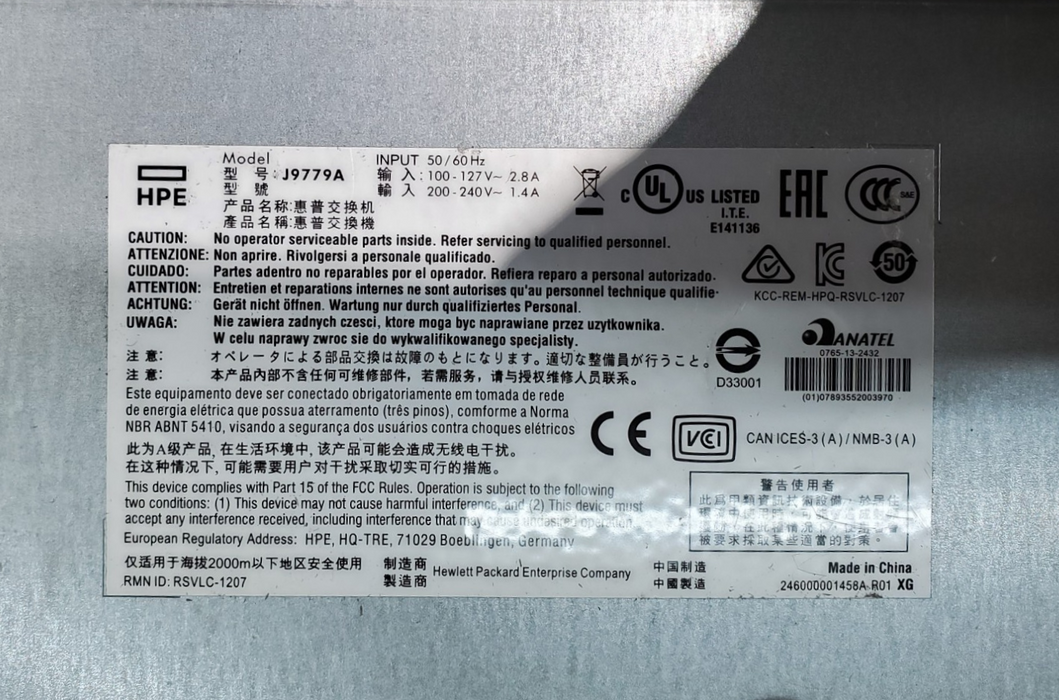 HP Aruba 2530 24 PoE+ Managed Network Switch - J9779A