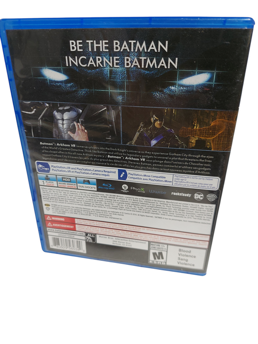 PS4 VR Game Batman Arkham VR  =