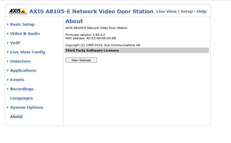Axis A8105-E Network Video Door Station only _