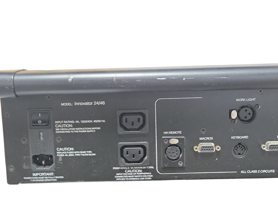 NSI Corporation Innovator 24/48 memory lighting console, READ _