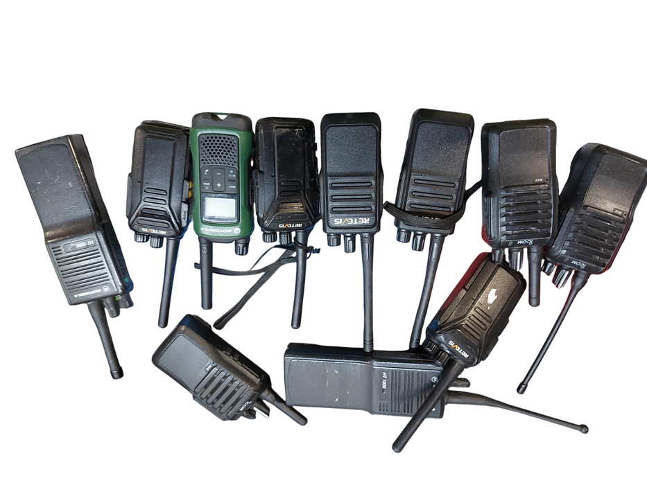 Lot 11x  Assorted - Two ways Radios . See Description.