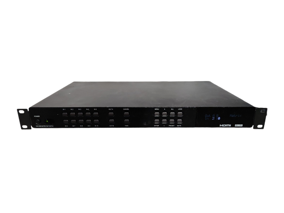 CYPRESS CDPS-U10H2HFS, 4Kx2K, 10x2 HDMI MATRIX FAST SWITCH, READ