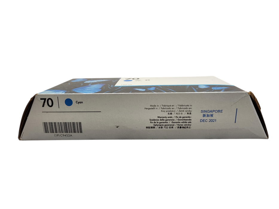HP 70 Cyan 130ml DesignJet C9452A New Q$