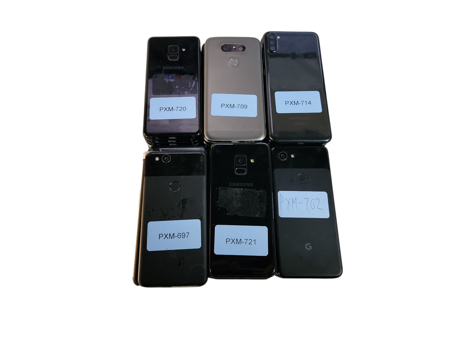 Lot of 29x Android Phones [Assorted | B Condition][PXM-21]