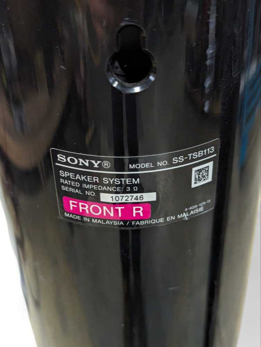 Sony SS-TSB113 Pair Surround Sound Speakers -