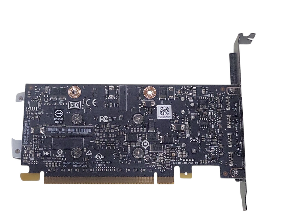 Nvidia Quadro P1000 4GB GDDR5 4 x Mini-DP Video Card, FH Bracket _