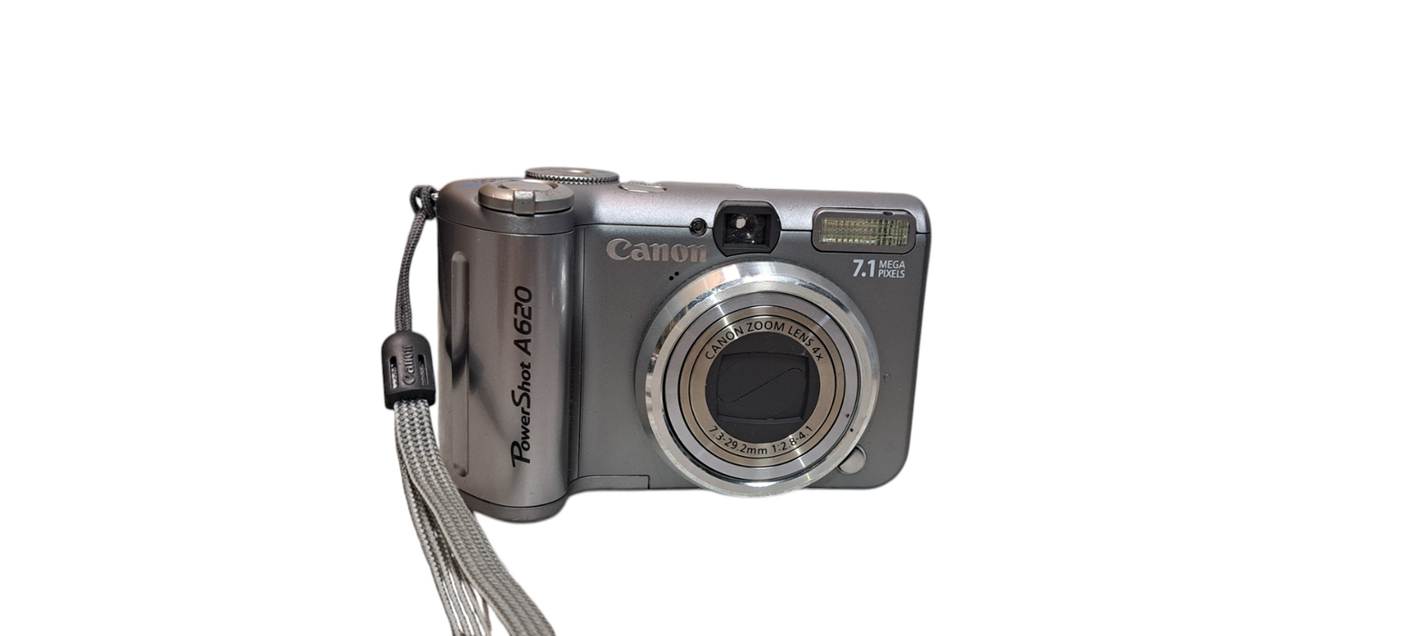 Silver CANON PowerShot A620 Digital Camera 7.1 MP 4x Zoom