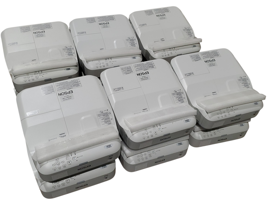Lot of 12x Epson BrightLink 695Wi Projector 3LCD