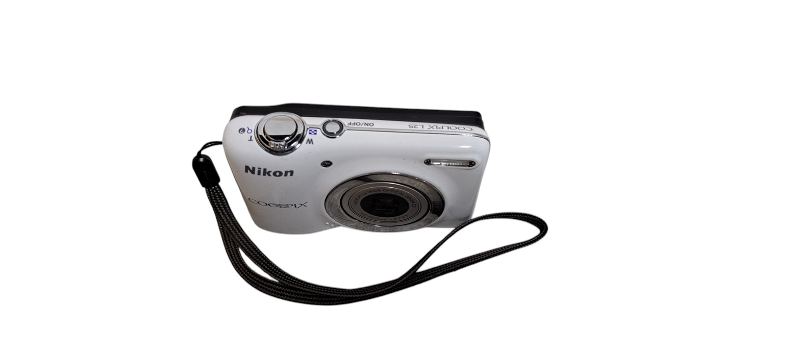 Nikon Coolpix L25 White Digital Camera