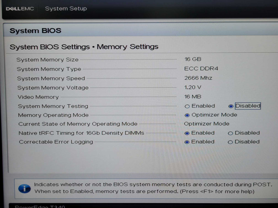 Dell PE T340 Xeon E-2234 3.60GHz, 16GB DDR4, PERC H330, 4x 2TB SAS, 2x PSU _