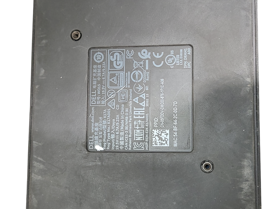 Dell K17A001 - WD15 Docking Station