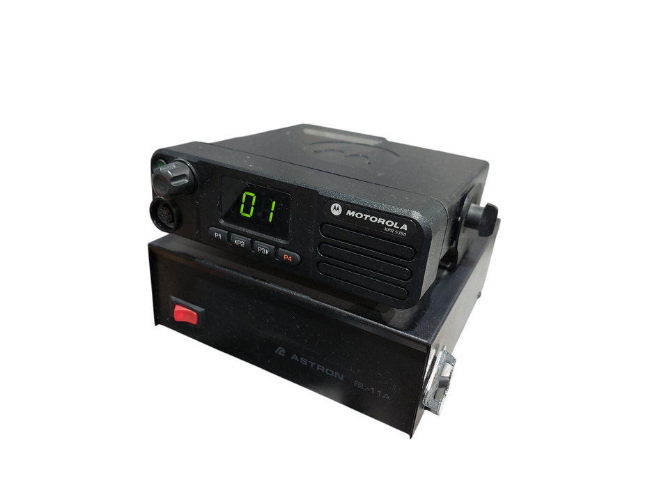 Motorola XPR-5350 CB Radio with Astron SL-11A Power Supply =
