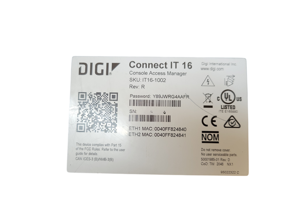 Digi Connect IT 16 - IT16-1002 Console Access Server !