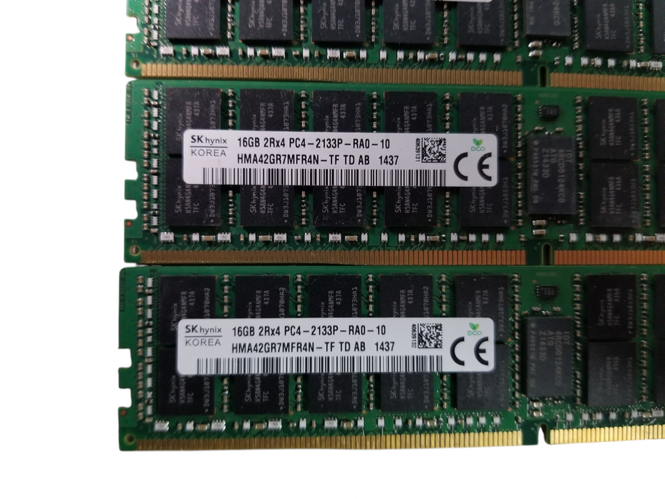 SK Hynix 64GB Bundle (4x16GB) 2Rx4 PC4-2133P- RA0-10 DDR4 Server RAM Q